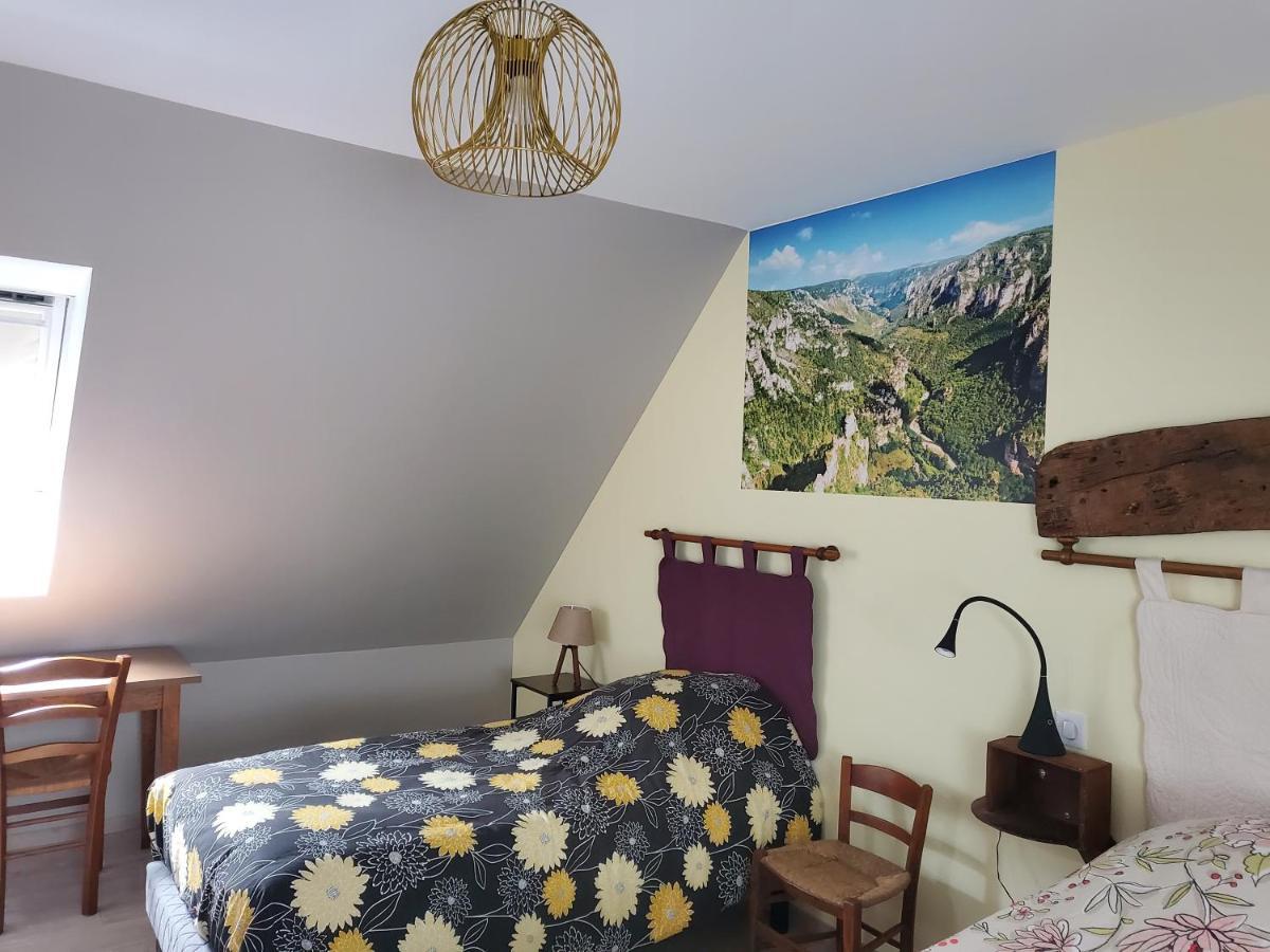 Chambre D'Hotes Le Cascadou Banassac Exterior foto